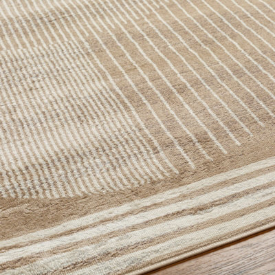 ENSO2 Scandi Geometric Brown Area Rug 120 x 170 cm
