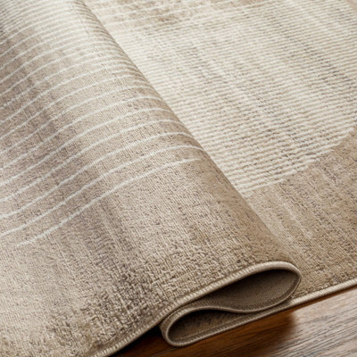 ENSO2 Scandi Geometric Brown Area Rug 120 x 170 cm