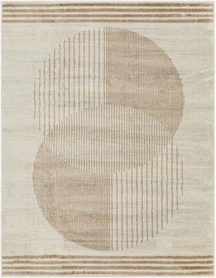 ENSO2 Scandi Geometric Light Brown Area Rug 120 x 170 cm