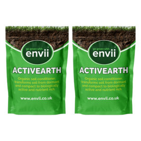 envii Activearth - Soil Improver, Activator, Conditioner & Fertiliser Increases Nutrient Uptake - Covers 120m²