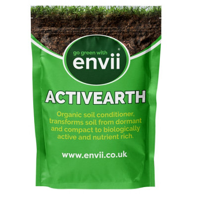 envii Activearth - Soil Improver, Activator, Conditioner & Fertiliser Increases Nutrient Uptake - Covers 60m²