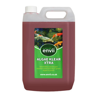 envii Algae Klear Xtra - Pond Algae Removal Treatment - Works Through Winter - Safe for All Fish & Plants - Treats 100,000 Litres