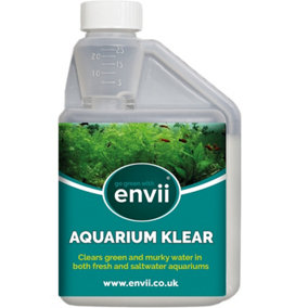 Envii Aquarium Klear - Natural Green Aquarium Water Treatment for Fish Tanks - 500ml Treats 4,000L