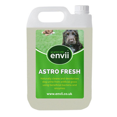 envii Astro Fresh - Natural Artificial Grass Cleaner for Dogs Urine & Odour Remover - 5L Refill Treats 500m2