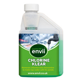 envii Chlorine Klear - Makes Tap Water Safe For Fish - 500ml