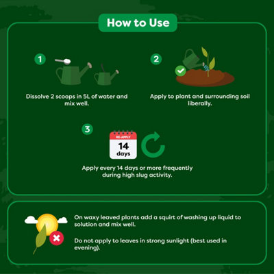 envii Feed & Protect - Strong Slug & Snail Repellent, Effective ...