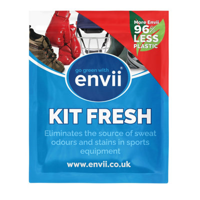 envii Kit Fresh - Natural Shoe Odour Eliminator - Trainer & Football Boot Deodoriser - Refill Pouch