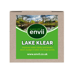 envii Lake Klear - Natural Large Pond & Lake Treatment for Sludge, Green Water & Blanket Weed - Treats 500,000 Litres