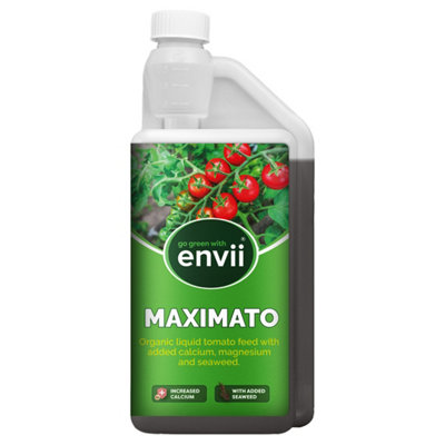 Envii Maximato - Organic Liquid Tomato Feed With Added Seaweed, Calcium & Magnesium - 1L Makes 250L