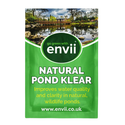 envii Natural Pond Klear - Wildlife Pond Cleaner - Treats 25,000 Litres