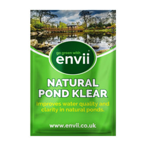 envii Natural Pond Klear - Wildlife Pond Cleaner - Treats 25,000 Litres