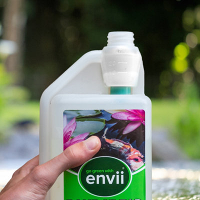 envii Pond Klear Xtra - Strong Pond Clear Water Treatment, Naturally Clears Green Pond Water - Treats Up To 100,000 litres