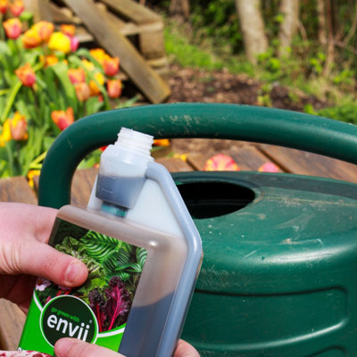 envii SeaFeed Xtra - Organic Liquid Seaweed Fertiliser - Multipurpose Outdoor & Indoor House Plant Food - 1 Litre Makes 500L