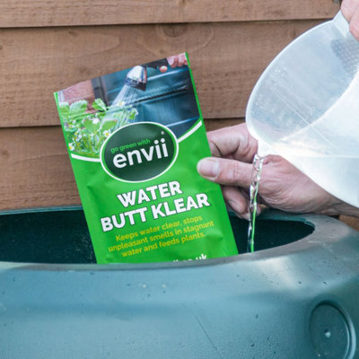 Envii Water Butt Klear - Organic Water Butt Cleaner, Clears Green Water & Improves Plant Growth - 20 Tablets
