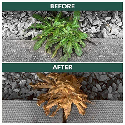 Enviro Works - Weed Gone - 2.5L and 5L Refill - Fast Acting weedkiller - Long Hose Trigger - (Ready to use) See results within 24