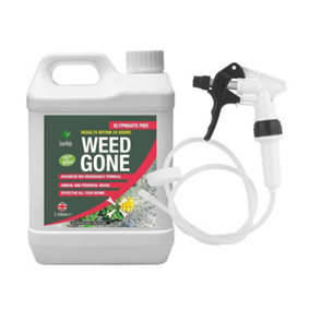Enviro Works - Weed Gone - 2.5L Fast Acting weedkiller - Long Hose Trigger - (Ready to use) See results within 24 hours