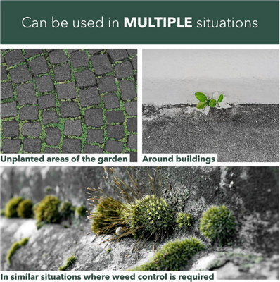 Enviro Works - Weed Gone - 5L Fast Acting Weedkiller - Long Hose Trigger - See results within 24 hours - 5