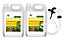Enviro Works - Weedblast - 2 x 5 Litre Weedkiller - Long Hose Trigger - Multi-Pack - Fast acting (Ready to use) See results within