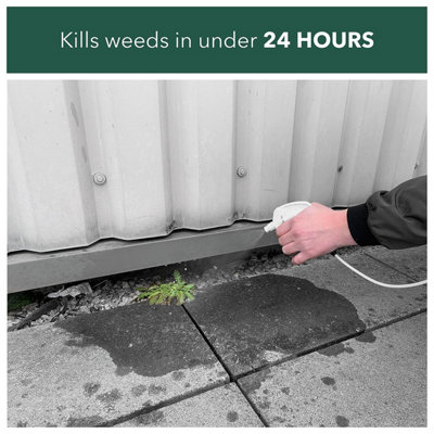 Enviro Works - Weedblast - 2 x 5 Litre Weedkiller - Long Hose Trigger - Multi-Pack - Fast acting (Ready to use) See results within - 6