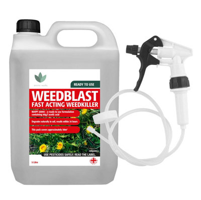 Enviro Works Weedblast 5 Litre Weedkiller Long Hose Trigger
