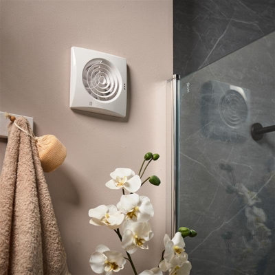 Environment DC 100mm Extractor Fan Timer and Humidity Sensor Ultra ...