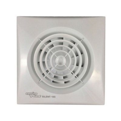 Envirovent SIL100T Silent-100T Axial Extractor Fan 100 mm / 4 Inch (Timer Model)
