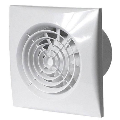 EnviroVent Silent 100 Ultra Quiet WC & Bathroom Extractor Fan With Timer SIL100T