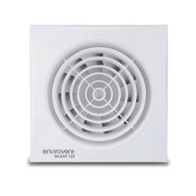 Envirovent Silent 125mm 5" Ultra Quiet WC & Bathroom Extractor Fan with Timer
