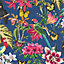 Envy Paradiso Deep Navy Floral Wallpaper