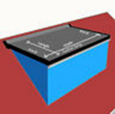 EPDM Rubber Roofing Kit for Dormer Roofs  - EPDM Rubber Dormer Roof Kit With Black Trim (1.5m x 2m)