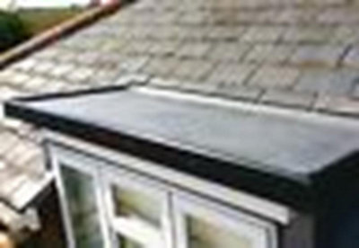 EPDM Rubber Roofing Kit for Dormer Roofs - EPDM Rubber Dormer Roof Kit With Black Trim (1.5m x 3m)