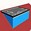 EPDM Rubber Roofing Kit for Dormer Roofs - EPDM Rubber Dormer Roof Kit With Black Trim (4m x 4m)