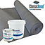 EPDM Rubber Roofing Kit for Flat Roofs - 1.2mm BBA Certified ClassicBond Rubber Roofing Membrane and Adhesives - 6.5m x 5m