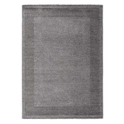 Ephesus Collection Modern Rugs in Grey 7437G | DIY at B&Q