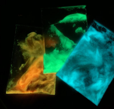 Epoxy Pigment Dye, SET of 9 Pearl and Fluorescent Pigments 5g each