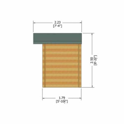 Epping 28 mm Log Cabin 12 x 10 Feet - 4
