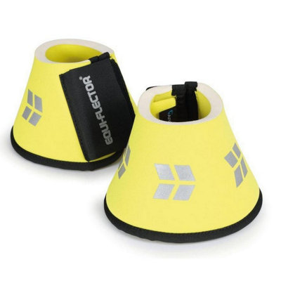 Equi-Flector Bandeau Réfléchissant Pour Chapeau – Jaune Haute Visibilité Taille Unique Avec Élastique & Logo