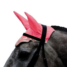 Equi-Flector Reflective Horse Fly Veil Pink (Full)