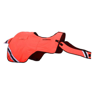 Equisafety Standard-Neck Hi-Vis Waterproof Wrap Around Horse Turnout Rug Red (Show Pony) Price Comparisons | Compare The Build