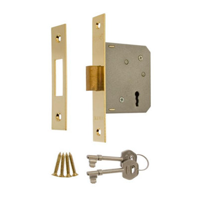 Era 3 Lever Br Plated Mortice Deadlock Br (76mm) Price Comparisons | Compare The Build