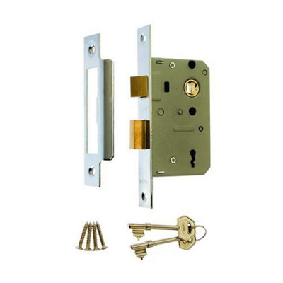 Era 3 Lever Mortise Sashlock Chrome (63mm)