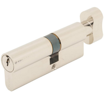 ERA Euro Cylinder Thumb Turn Profile Lock Satin Nickel 40x40