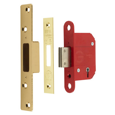 Era Fortress Mortice Sash Lock Br (63mm)