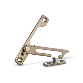 ERA Spring Loaded Restrictor Stay LH - Satin Stainless Steel