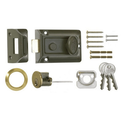 Era Traditional Door Lock Green (60mm)