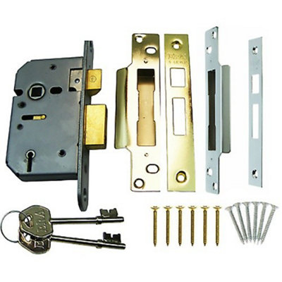 Era Viscount 5 Lever Mortice Sashlock Gold (One Size)