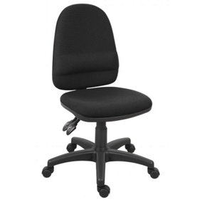 Ergo Twin Home Black Fabric Chair with adjustable seat height and back angle