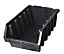 Ergo XL+ Box Plastic Parts Storage Stacking 333x500x187mm - Colour Black - Pack of 3