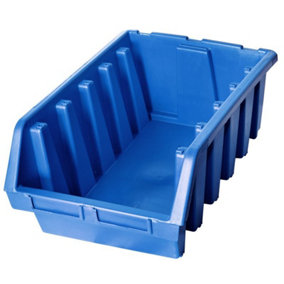 Ergo XL+ Box Plastic Parts Storage Stacking 333x500x187mm - Colour Blue - Pack of 3