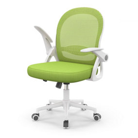 Ergonomic Breathable Mesh Office Chair with Lumbar Support-Dark Green